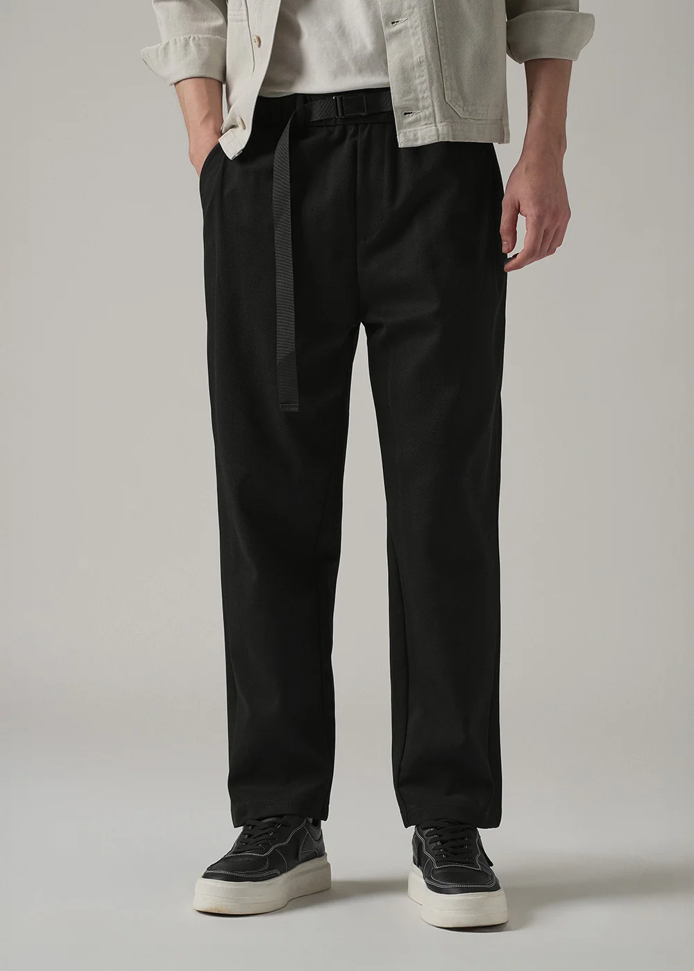 Black Twill Pants