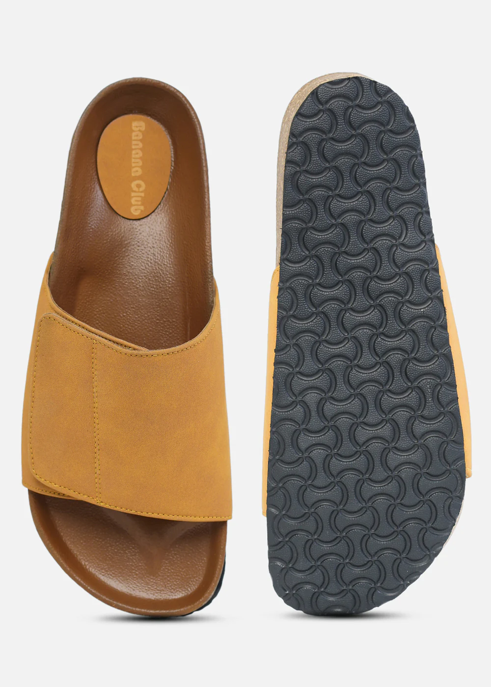 Classic Ochre Slide Sandals - Image 6