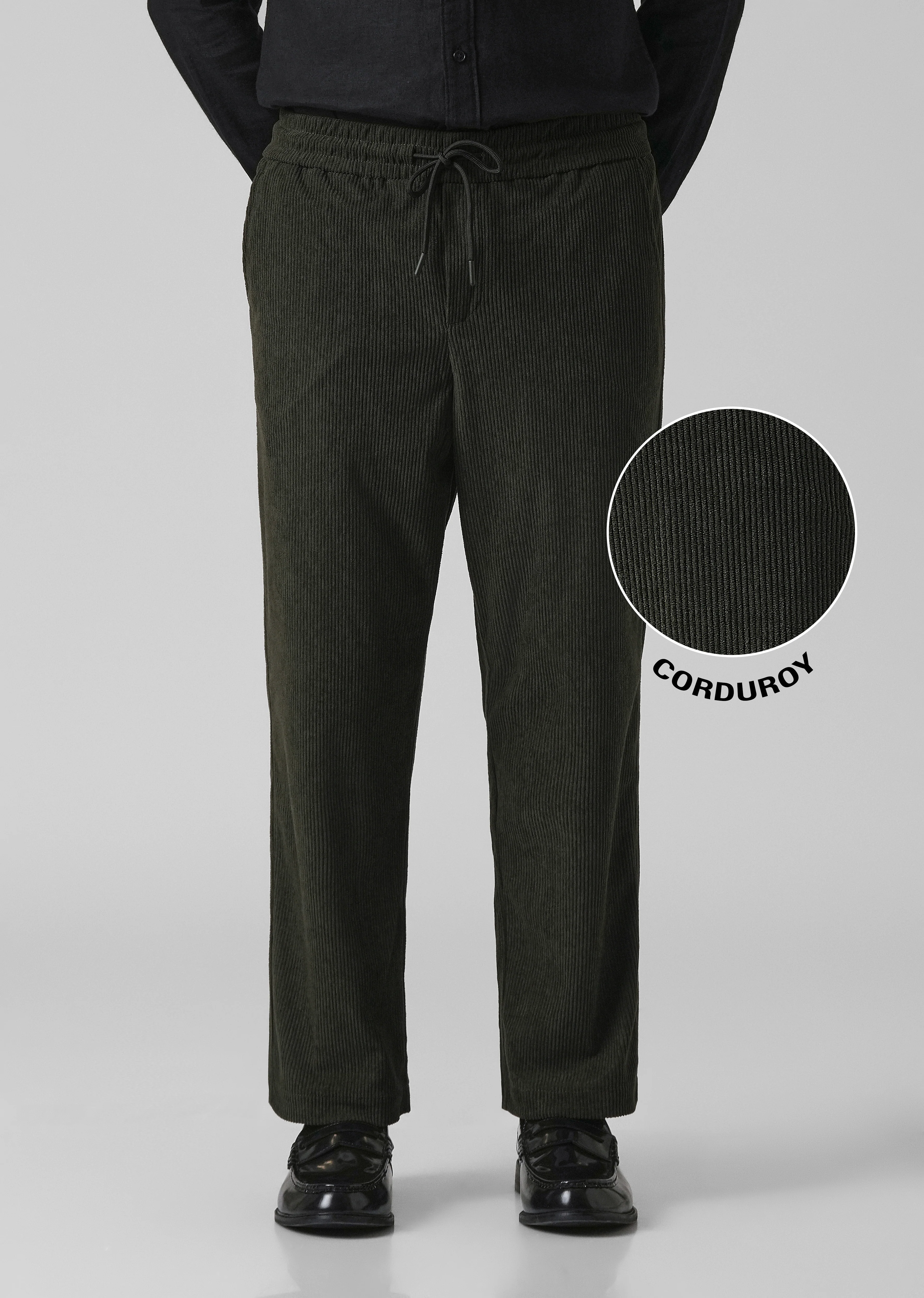 Laurel Green Corduroy Pants