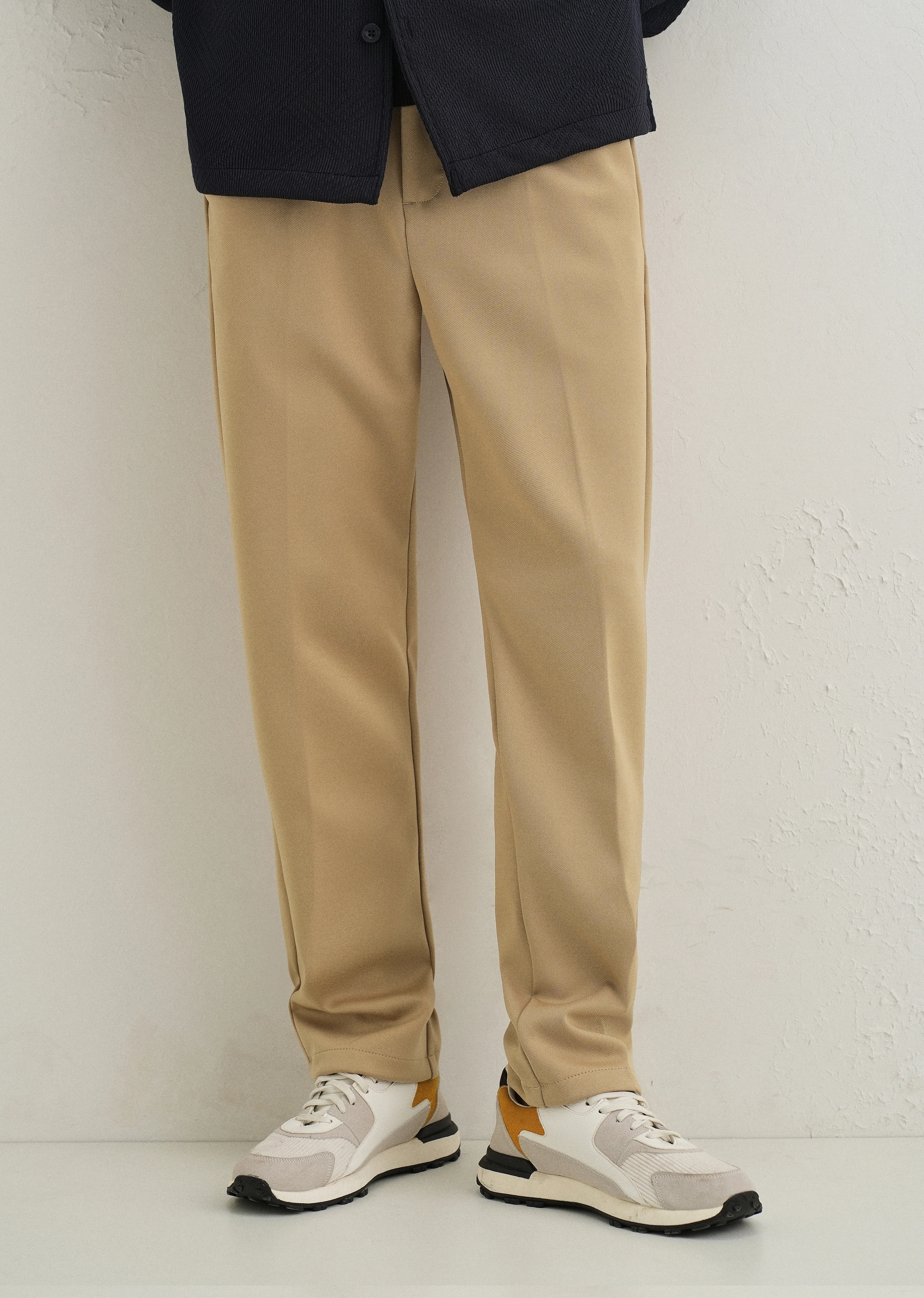 Tan Drawstring Trousers